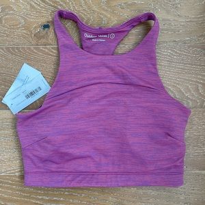 Outdoor Voices Move Free Crop Top in Mulberry, Small NWT